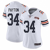 Women Nike Bears 34 Walter Payton White 2019 100th Season Alternate Classic Retired Vapor Untouchable Limited Jersey Dzhi,baseball caps,new era cap wholesale,wholesale hats